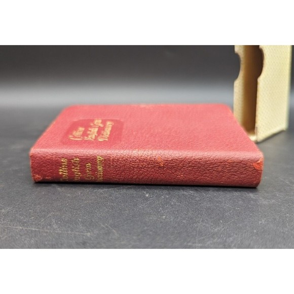 Vintage NEW GEM ENGLISH DICTIONARY 1960 Leather Cover with Gilt Edging in Box - Picture 12 of 16